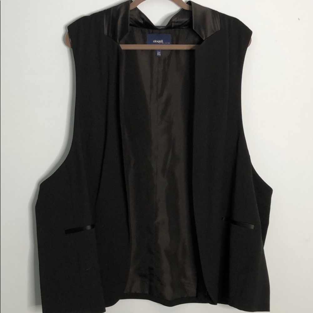 Eloquii vest Black size 22